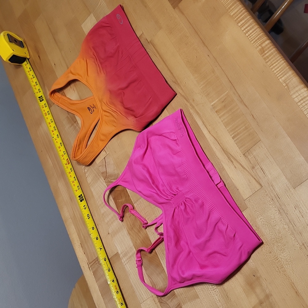 Sports Bra Bundle 2 Units Pink & Orange